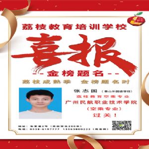 张志国喜报
